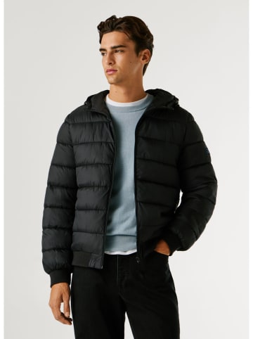 Pepe Jeans Doorgestikte jas zwart