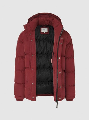 Pepe Jeans Kurtka pikowana "Tobias" w kolorze bordowym