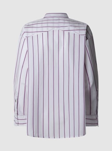 Pepe Jeans Hemd "Cherry" in Weiß/ Rosa/ Schwarz