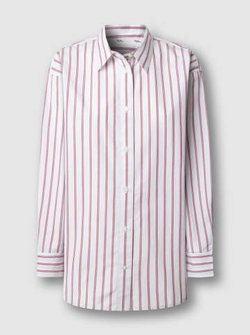 Pepe Jeans Hemd "Lenoir" in Rot/ Weiß