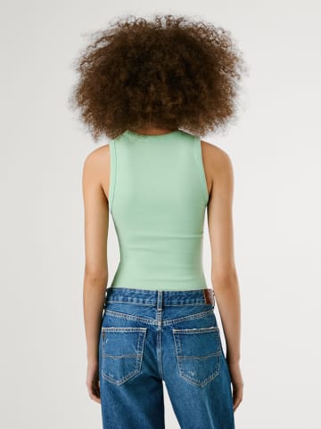 Pepe Jeans Top "Viv" w kolorze jasnozielonym