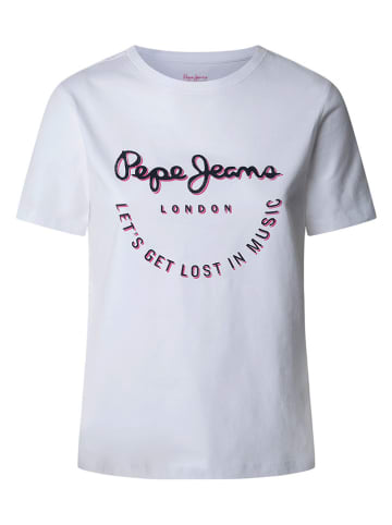 Pepe Jeans Koszulka "Rumer" w kolorze białym