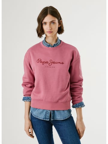 Pepe Jeans Bluza "Baddy" w kolorze szaroróżowym