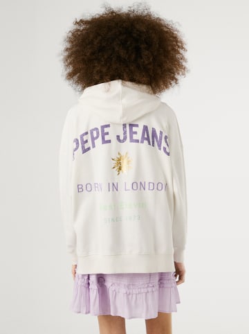 Pepe Jeans Bluza "Angy" w kolorze białym
