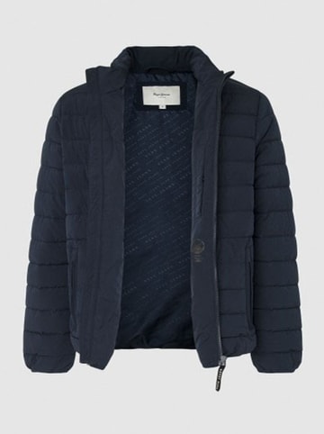 Pepe Jeans Kurtka pikowana "Tomi" w kolorze granatowym