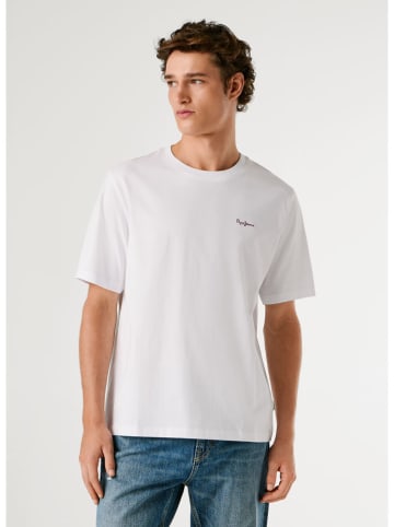 Pepe Jeans Koszulka "Connor" w kolorze białym