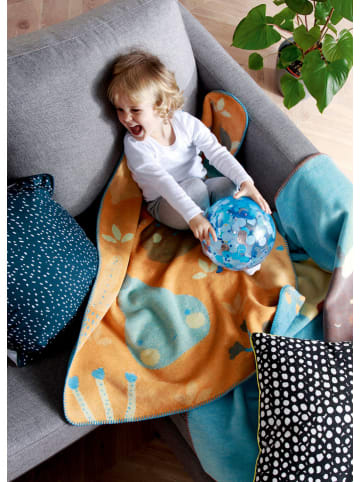 biederlack Babydeken ''Little Fruits'' oranje - (L)100 x (B)75 cm