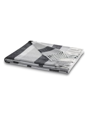 biederlack Plaid ''Harmony'' grijs/wit - (L)170 x (B)130 cm