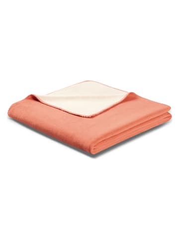 biederlack Woondeken lichtroze/crème - (L)200 x (B)150 cm