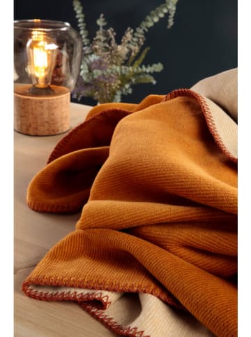 biederlack Woondeken oranje/beige - (L)200 x (B)150 cm