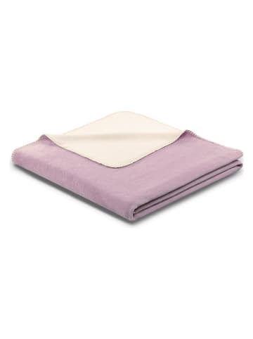 biederlack Wohndecke in Lila/ Creme - (L)200 x (B)150 cm