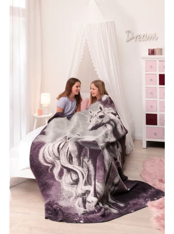 biederlack Wohndecke ''Magical'' in Lila - (L)200 x (B)150 cm