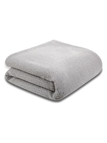 biederlack Koc "Teddy" w kolorze jasnoszarym - 200 x 150 cm