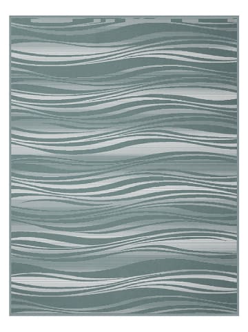 biederlack Wohndecke ''Wave'' in Grün - (L)200 x (B)150 cm