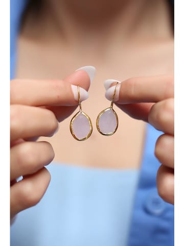 L'Atelier de Gaia Vergold. Ohrringe mit Edelsteinen