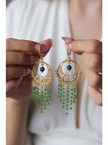 L'Atelier de Gaia Vergold. Ohrringe mit Edelsteinen