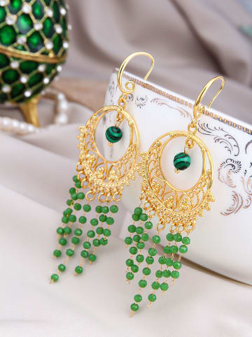 L'Atelier de Gaia Vergold. Ohrringe mit Edelsteinen