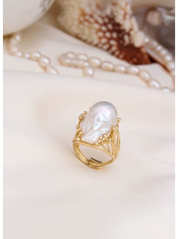 L'Atelier de Gaia Vergold. Ring mit Perle