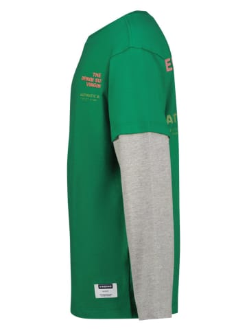 Vingino Longsleeve in Grün/ Grau
