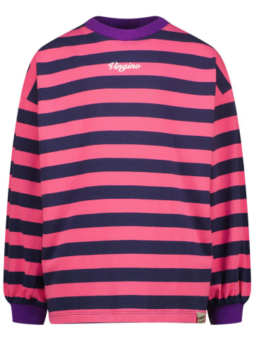 Vingino Koszulka w kolorze różowo-fioletowym