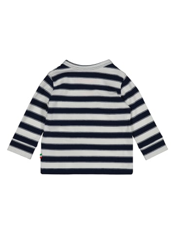 Vingino Longsleeve "Jess" Grau/ Dunkelblau