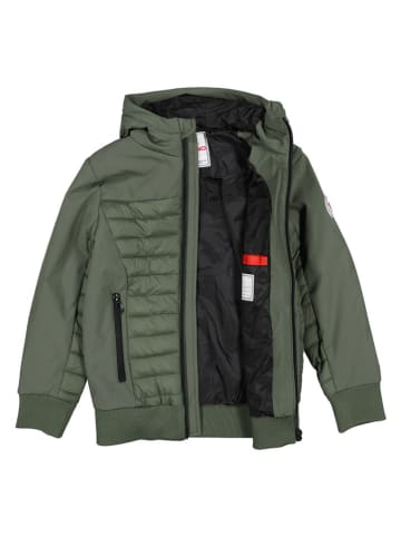 Vingino Doorgestikte jas kaki