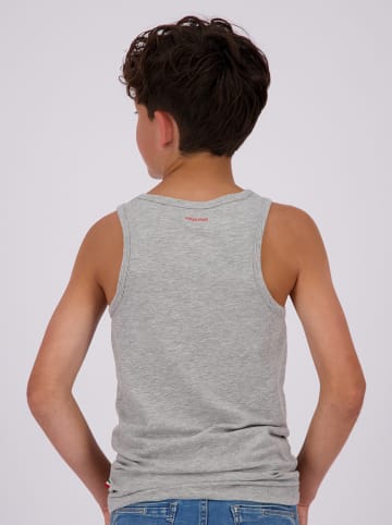 Vingino 2-delige set: onderhemden grijs