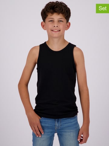 Vingino 2er-Set: Unterhemden in Schwarz