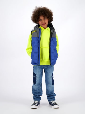 Vingino Kamizelka pikowana "Tody" w kolorze niebiesko-szarym