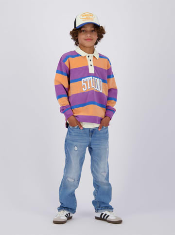 Vingino Poloshirt in Orange/ Lila/ Blau