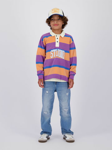 Vingino Poloshirt oranje/paars/blauw