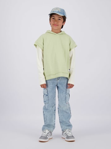 Vingino Hoodie lichtgroen/crème