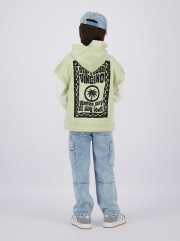 Vingino Hoodie lichtgroen/crème