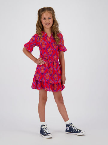 Vingino Kleid in Rot/ Lila/ Orange