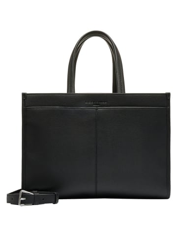 Liebeskind Berlin Leder-Henkeltasche in Schwarz - (B)39 x (H)37 x (T)14 cm
