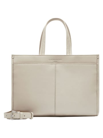 Liebeskind Berlin Leder-Henkeltasche in Beige - (B)39 x (H)37 x (T)14 cm