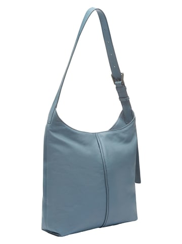 Liebeskind Berlin Skórzana torebka w kolorze błękitnym - 30 x 31 x 11 cm