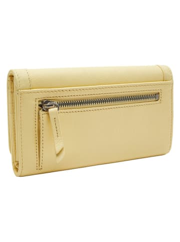 Liebeskind Berlin Leder-Geldbörse in Gelb - (B)23 x (H)13 x (T)5 cm