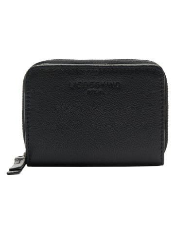 Liebeskind Berlin Leder-Geldbörse in Schwarz - (B)12 x (H)15 x (T)6 cm