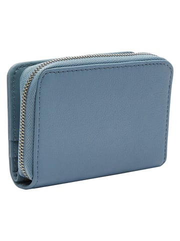 Liebeskind Berlin Skórzany portfel w kolorze błękitnym - 12 x 15 x 6 cm