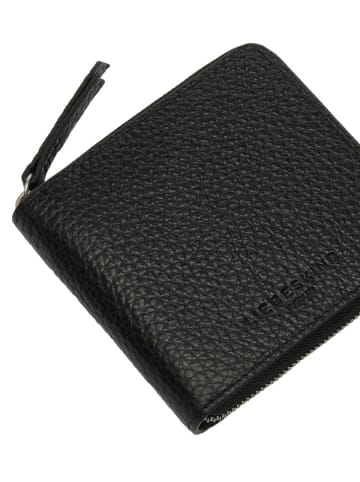 Liebeskind Berlin Leder-Geldbörse in Schwarz - (B)16 x (H)14 x (T)4 cm