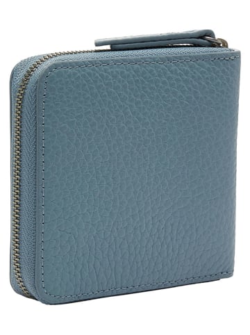 Liebeskind Berlin Skórzany portfel w kolorze błękitnym - 16 x 14 x 4 cm