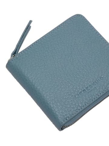 Liebeskind Berlin Leder-Geldbörse in Hellblau - (B)16 x (H)14 x (T)4 cm