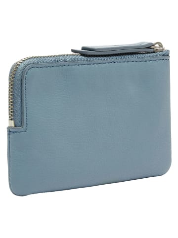 Liebeskind Berlin Skórzany portfel w kolorze błękitnym - 13 x 8 cm