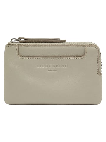 Liebeskind Berlin Leren portemonnee beige - (B)13 x (H)8 cm