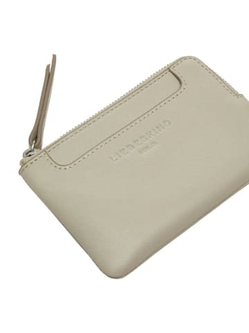 Liebeskind Berlin Leder-Geldbörse in Beige - (B)13 x (H)8 cm