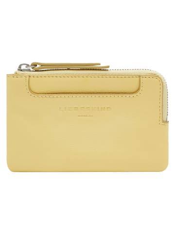 Liebeskind Berlin Leren portemonnee geel - (B)13 x (H)8 cm
