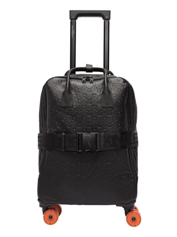 Liebeskind Berlin Pasek w kolorze czarnym do walizki - 170 x 6 cm