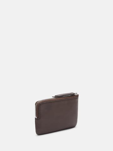 Liebeskind Berlin Leder-Münzbörse in Braun - (B)12,8 x (H)7,8 x (T)1 cm