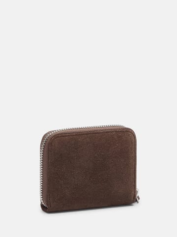 Liebeskind Berlin Leder-Geldbörse in Braun - (B)10 x (H)8 x (T)2 cm